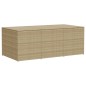 vidaXL Caja de almacenaje de jardín ratán sintético beige mezcla 984L vidaXL Caja de almacenaje de jardín ratán sintético beige mezcla 984L