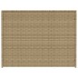 vidaXL Caja de almacenaje de jardín ratán sintético beige mezcla 984L vidaXL Caja de almacenaje de jardín ratán sintético beige mezcla 984L