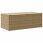 vidaXL Caja de almacenaje de jardín ratán sintético beige mezcla 984L vidaXL Caja de almacenaje de jardín ratán sintético beige mezcla 984L
