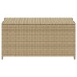 vidaXL Caja de almacenaje de jardín ratán sintético beige mezcla 190L vidaXL Caja de almacenaje de jardín ratán sintético beige mezcla 190L
