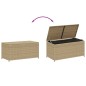 vidaXL Caja de almacenaje de jardín ratán sintético beige mezcla 190L vidaXL Caja de almacenaje de jardín ratán sintético beige mezcla 190L