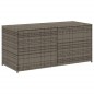 vidaXL Caja de almacenaje de jardín ratán sintético gris 283L vidaXL Caja de almacenaje de jardín ratán sintético gris 283L