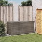 vidaXL Caja de almacenaje de jardín ratán sintético gris 283L vidaXL Caja de almacenaje de jardín ratán sintético gris 283L