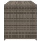 vidaXL Caja de almacenaje de jardín ratán sintético gris 283L vidaXL Caja de almacenaje de jardín ratán sintético gris 283L