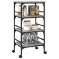 vidaXL Carrito de cocina madera ingeniería gris Sonoma 45x35x89,5 cm vidaXL Carrito de cocina madera ingeniería gris Sonoma 45x35x89,5 cm