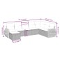 vidaXL Set de sofás de jardín 8 pzas y cojines ratán sintético gris vidaXL Set de sofás de jardín 8 pzas y cojines ratán sintético gris