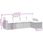 vidaXL Juego de sofás jardín con cojines beige mezcla 5 pzas ratán PE vidaXL Juego de sofás jardín con cojines beige mezcla 5 pzas ratán PE