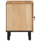 vidaXL Mesita de noche de madera maciza de mango 40x33x46 cm 