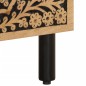 vidaXL Mesita de noche de madera maciza de mango 40x33x46 cm 