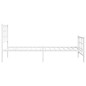 vidaXL Estructura cama metal con cabecero y pie cama blanca 75x190 cm vidaXL Estructura cama metal con cabecero y pie cama blanca 75x190 cm