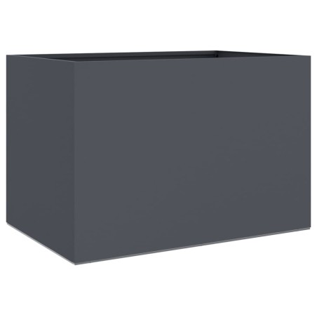 vidaXL Jardinera de acero laminado en frío antracita 62x40x39 cm