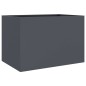 vidaXL Jardinera de acero laminado en frío antracita 62x40x39 cm vidaXL Jardinera de acero laminado en frío antracita 62x40x39 cm