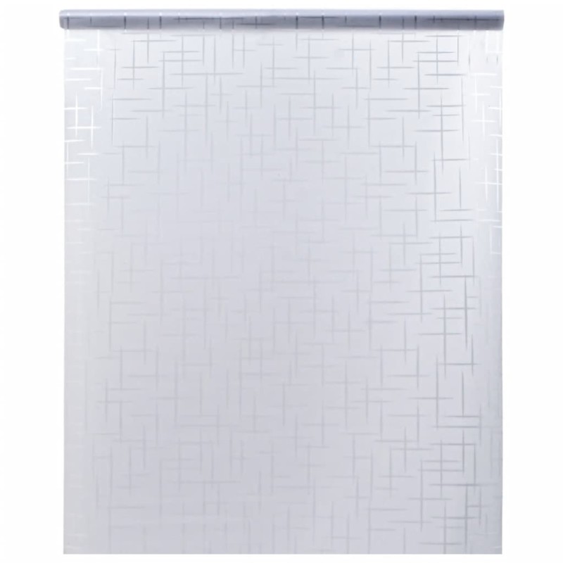 vidaXL Lámina de ventana esmerilada patrón de estrella PVC 45x500 cm vidaXL Lámina de ventana esmerilada patrón de estrella PVC 45x500 cm