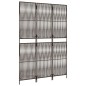vidaXL Biombo de 3 paneles ratán sintético marrón vidaXL Biombo de 3 paneles ratán sintético marrón