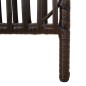 vidaXL Biombo de 3 paneles ratán sintético marrón vidaXL Biombo de 3 paneles ratán sintético marrón