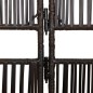 vidaXL Biombo de 3 paneles ratán sintético marrón vidaXL Biombo de 3 paneles ratán sintético marrón