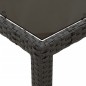 vidaXL Set de muebles jardín 5 pzas con cojines ratán sintético negro vidaXL Set de muebles jardín 5 pzas con cojines ratán sintético negro