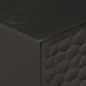 vidaXL Mesita de noche madera maciza de mango negra 50x33x60 cm vidaXL Mesita de noche madera maciza de mango negra 50x33x60 cm