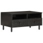 vidaXL Mesa de centro madera maciza de mango negra 80x54x40 cm vidaXL Mesa de centro madera maciza de mango negra 80x54x40 cm