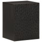vidaXL Armario de baño de pared madera maciza mango negro 38x33x48 cm vidaXL Armario de baño de pared madera maciza mango negro 38x33x48 cm