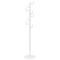 vidaXL Perchero de hierro con recubrimiento en polvo blanco 183 cm vidaXL Perchero de hierro con recubrimiento en polvo blanco 183 cm