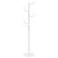 vidaXL Perchero de hierro con recubrimiento en polvo blanco 183 cm vidaXL Perchero de hierro con recubrimiento en polvo blanco 183 cm
