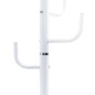 vidaXL Perchero de hierro con recubrimiento en polvo blanco 183 cm vidaXL Perchero de hierro con recubrimiento en polvo blanco 183 cm