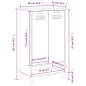 vidaXL Mueble zapatero VIKEN madera maciza de pino negro vidaXL Mueble zapatero VIKEN madera maciza de pino negro
