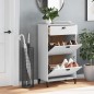 vidaXL Mueble zapatero VIKEN madera maciza de pino blanco vidaXL Mueble zapatero VIKEN madera maciza de pino blanco