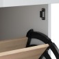 vidaXL Mueble zapatero VIKEN madera maciza de pino blanco vidaXL Mueble zapatero VIKEN madera maciza de pino blanco