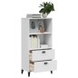 vidaXL Librería VIKEN madera maciza de pino blanco 60x35x123 cm vidaXL Librería VIKEN madera maciza de pino blanco 60x35x123 cm