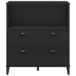 vidaXL Librería VIKEN madera maciza de pino negro 80x40x90 cm vidaXL Librería VIKEN madera maciza de pino negro 80x40x90 cm