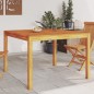 vidaXL Mesa de comedor de jardín madera maciza de acacia 110x110x75 cm vidaXL Mesa de comedor de jardín madera maciza de acacia 110x110x75 cm