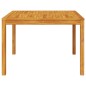 vidaXL Mesa de comedor de jardín madera maciza de acacia 110x110x75 cm vidaXL Mesa de comedor de jardín madera maciza de acacia 110x110x75 cm