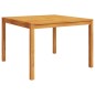 vidaXL Mesa de comedor de jardín madera maciza de acacia 110x110x75 cm vidaXL Mesa de comedor de jardín madera maciza de acacia 110x110x75 cm