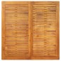 vidaXL Mesa de comedor de jardín madera maciza de acacia 110x110x75 cm vidaXL Mesa de comedor de jardín madera maciza de acacia 110x110x75 cm