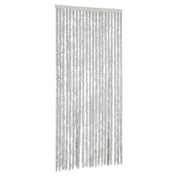 vidaXL Cortina antimoscas chenilla gris 56x200 cm
