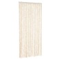 vidaXL Cortina antimoscas chenilla beige y blanco 100x230 cm vidaXL Cortina antimoscas chenilla beige y blanco 100x230 cm