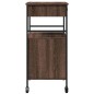 vidaXL Carrito de cocina madera ingeniería marrón roble 56x43x89,5 cm vidaXL Carrito de cocina madera ingeniería marrón roble 56x43x89,5 cm