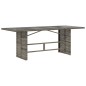vidaXL Set comedor jardín 9 pzas y cojines ratán sintético gris vidaXL Set comedor jardín 9 pzas y cojines ratán sintético gris