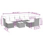 vidaXL Set de sofás de jardín 10 pzas cojines ratán sintético negro vidaXL Set de sofás de jardín 10 pzas cojines ratán sintético negro