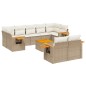 vidaXL Juego de sofás jardín con cojines beige 10 pzas ratán sintético vidaXL Juego de sofás jardín con cojines beige 10 pzas ratán sintético