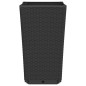 vidaXL Jardineras 2 unidades PP negro 32,5x32,5x57 cm vidaXL Jardineras 2 unidades PP negro 32,5x32,5x57 cm