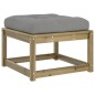 vidaXL Juego de sofás jardín 6 pzas con cojines madera pino impregnada vidaXL Juego de sofás jardín 6 pzas con cojines madera pino impregnada