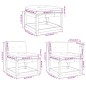 vidaXL Juego de sofás jardín 6 pzas con cojines madera pino impregnada vidaXL Juego de sofás jardín 6 pzas con cojines madera pino impregnada