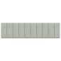 vidaXL Cabecero de cama acolchado terciopelo gris claro 180 cm vidaXL Cabecero de cama acolchado terciopelo gris claro 180 cm