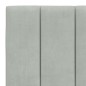 vidaXL Cabecero de cama acolchado terciopelo gris claro 180 cm vidaXL Cabecero de cama acolchado terciopelo gris claro 180 cm