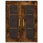 vidaXL Aparador alto madera contrachapada roble ahumado 69,5x34x180 cm vidaXL Aparador alto madera contrachapada roble ahumado 69,5x34x180 cm