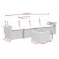 vidaXL Juego de sofás jardín con cojines 5 pzas ratán sintético gris vidaXL Juego de sofás jardín con cojines 5 pzas ratán sintético gris
