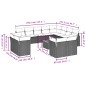 vidaXL Set sofás de jardín con cojines 13 pzas ratán sintético beige vidaXL Set sofás de jardín con cojines 13 pzas ratán sintético beige